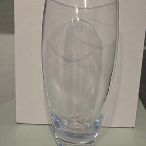 Iittala. Glass vase, Leia. Design, Tiina Nordstrom, Translucent Blue